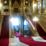Visiting the Houses of Parliament of Budapest