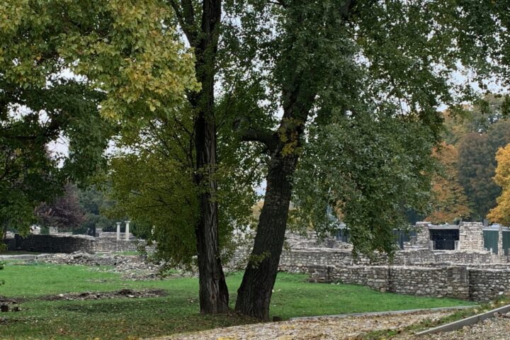 Roman ruins in Budapest