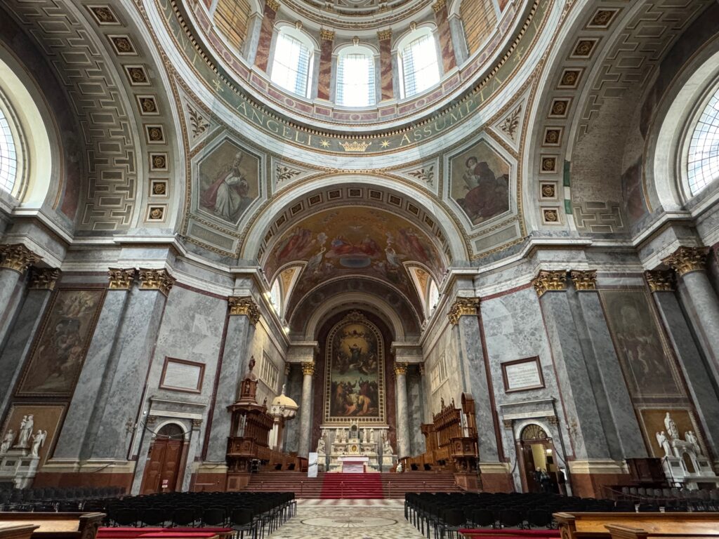 Esztergom Basilica, the largest Catholic Church in Hungary