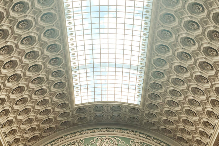 Look up! Beautiful Budapest ceilings - Fine Art Museum