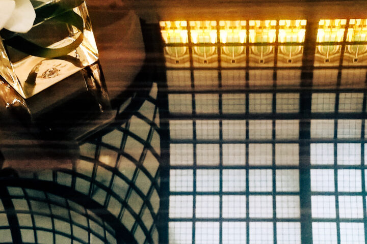 Look up! Beautiful Budapest ceilings - Gresham Palace