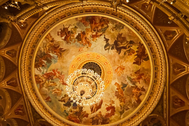 Look up! Beautiful Budapest ceilings - Opera