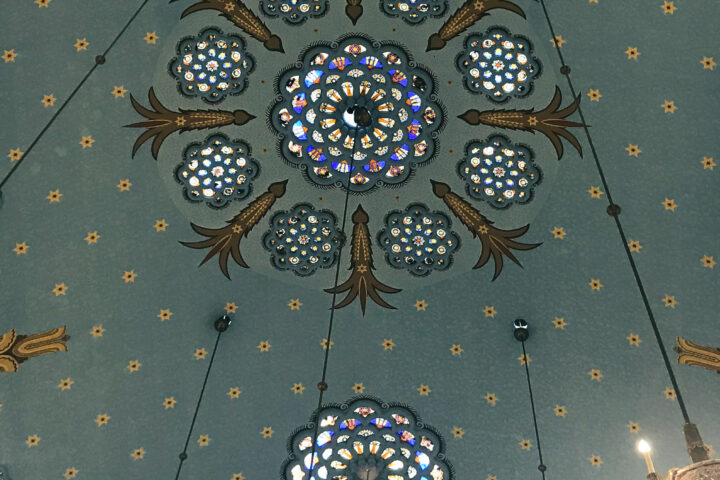 Look up! Beautiful Budapest ceilings - Kazinczy Street Synagogue