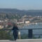 Panoramic view of Budapest from Gellért Hill showing the Danube River, bridges, and city skyline