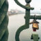 Danube view through a decorative railing, one of my favourite places in Budapest